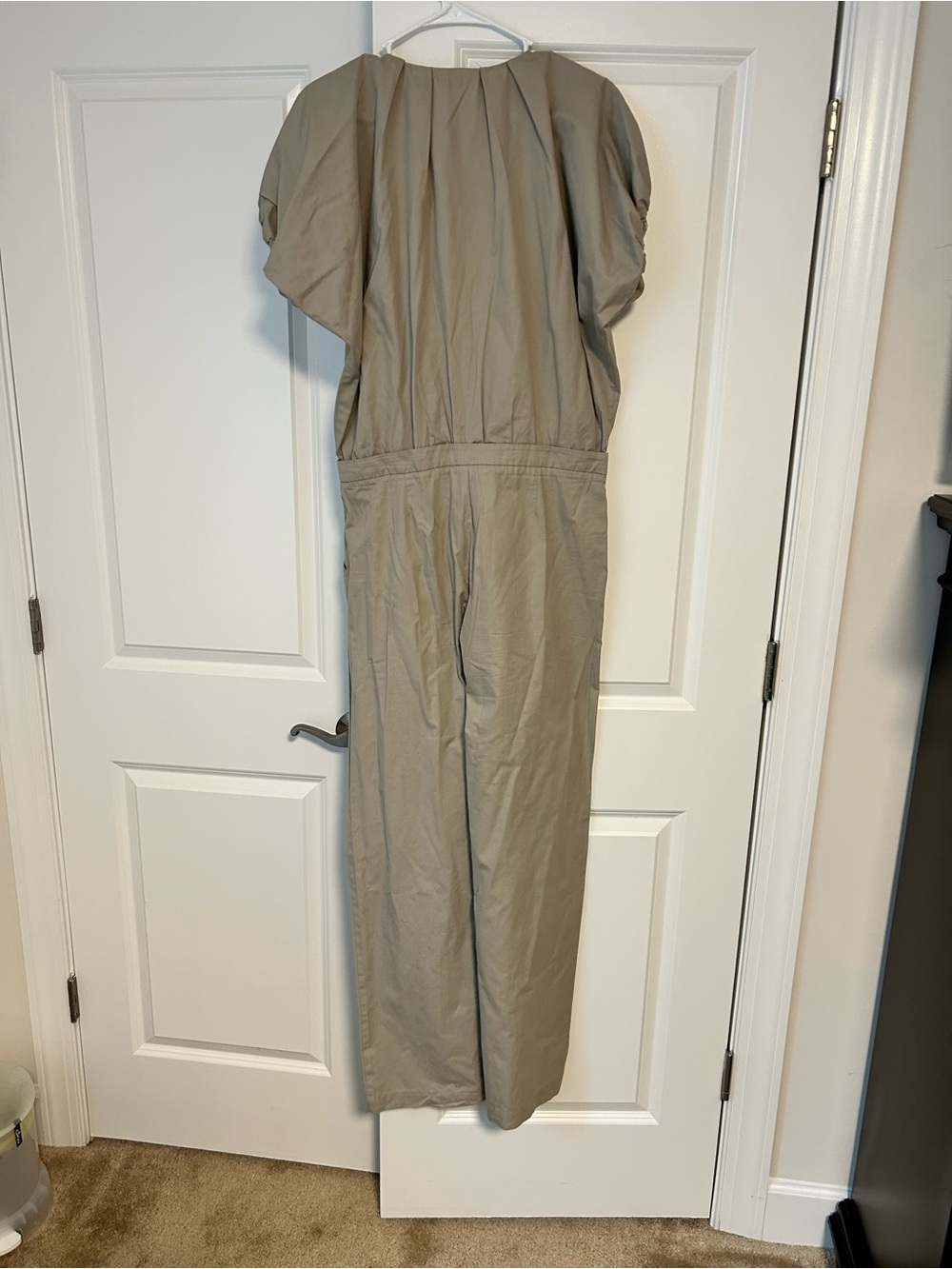 Zara Taupe Utility Jumpsuit